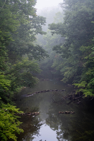 Wolf Creek (foggy), Grove City, PA